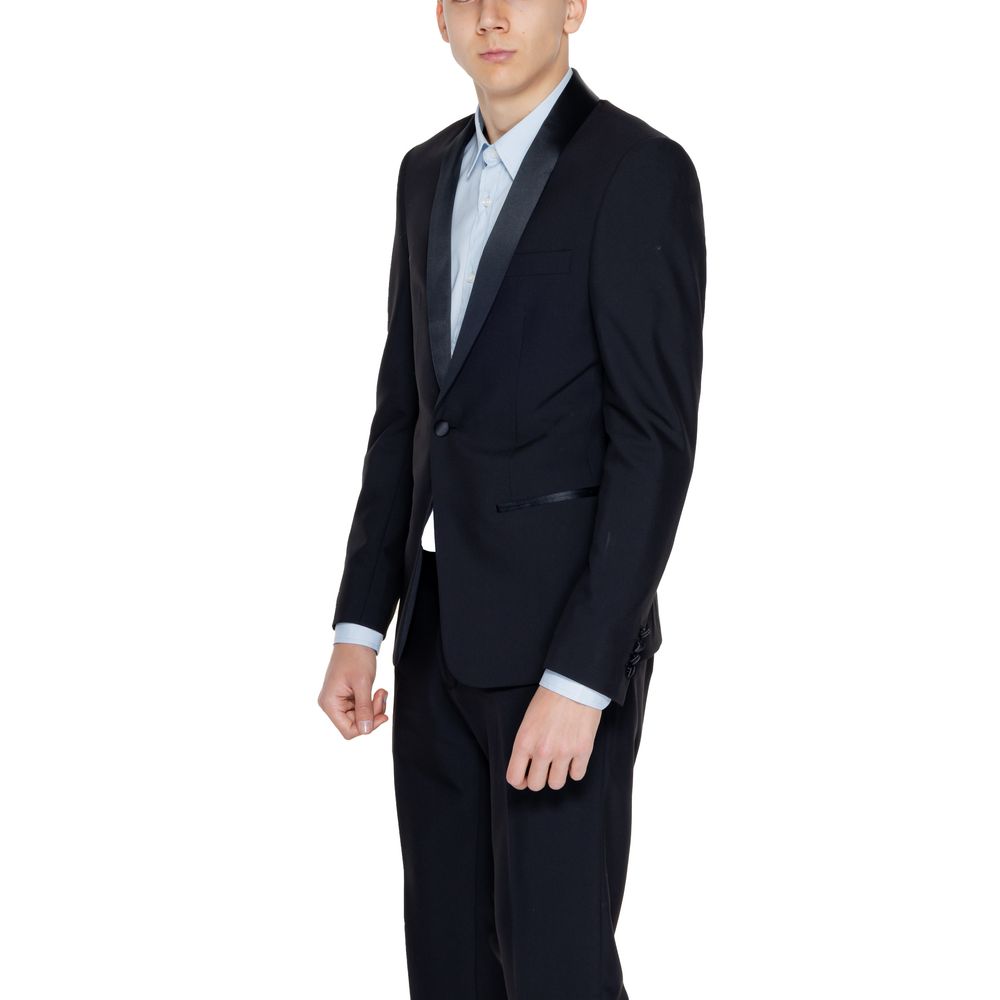 Blazer in poliestere nero Antony Morato