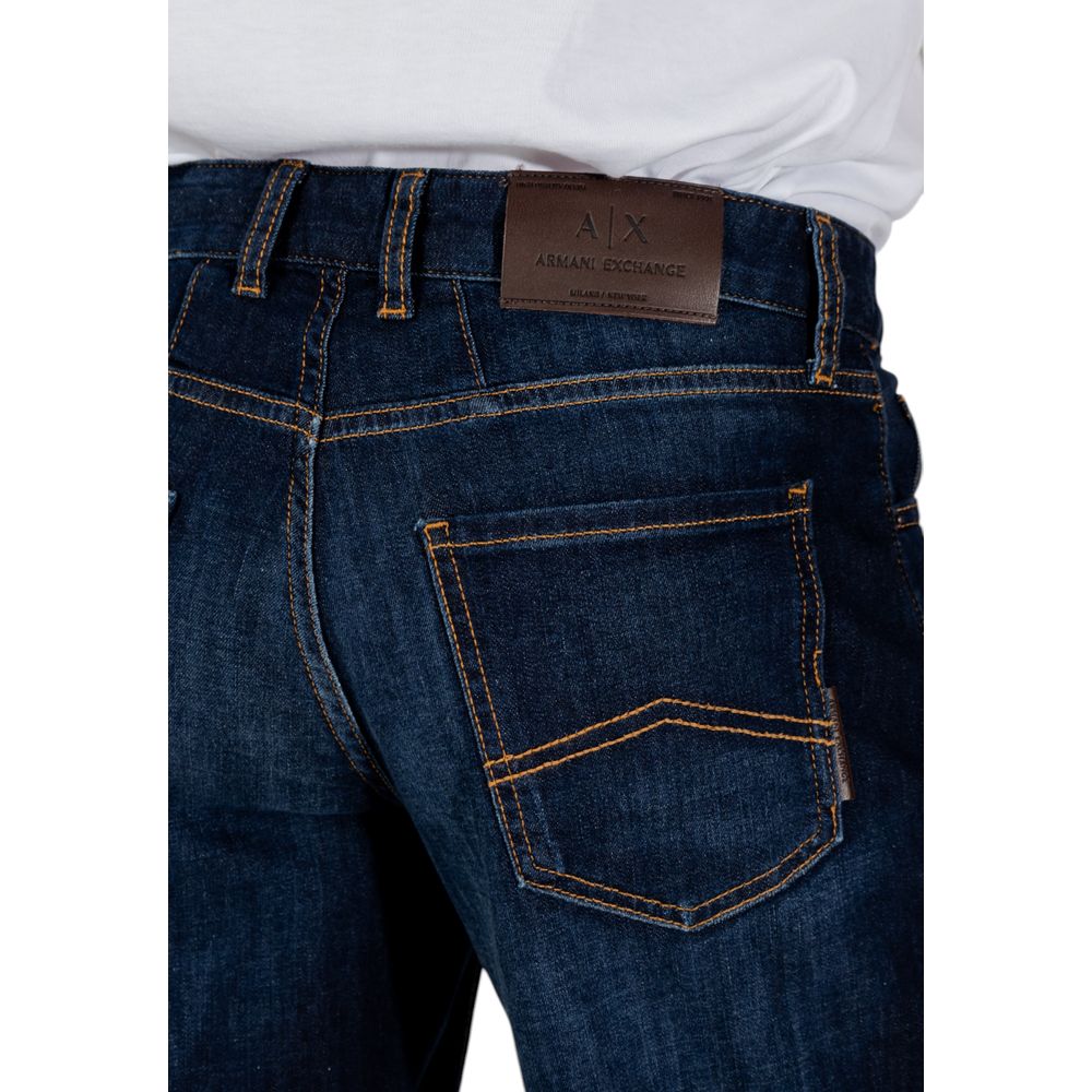 Armani Exchange Bermuda in cotone blu