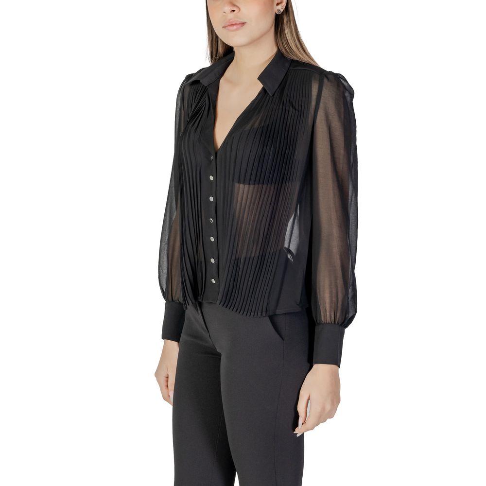 Blusa in poliestere nero Morgan De Toi