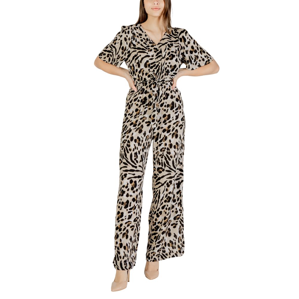 Combinaison ICHI beige en viscose