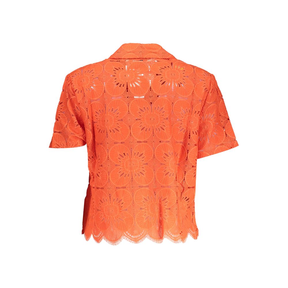 Camicia da donna Desigual Arancione Poliammide