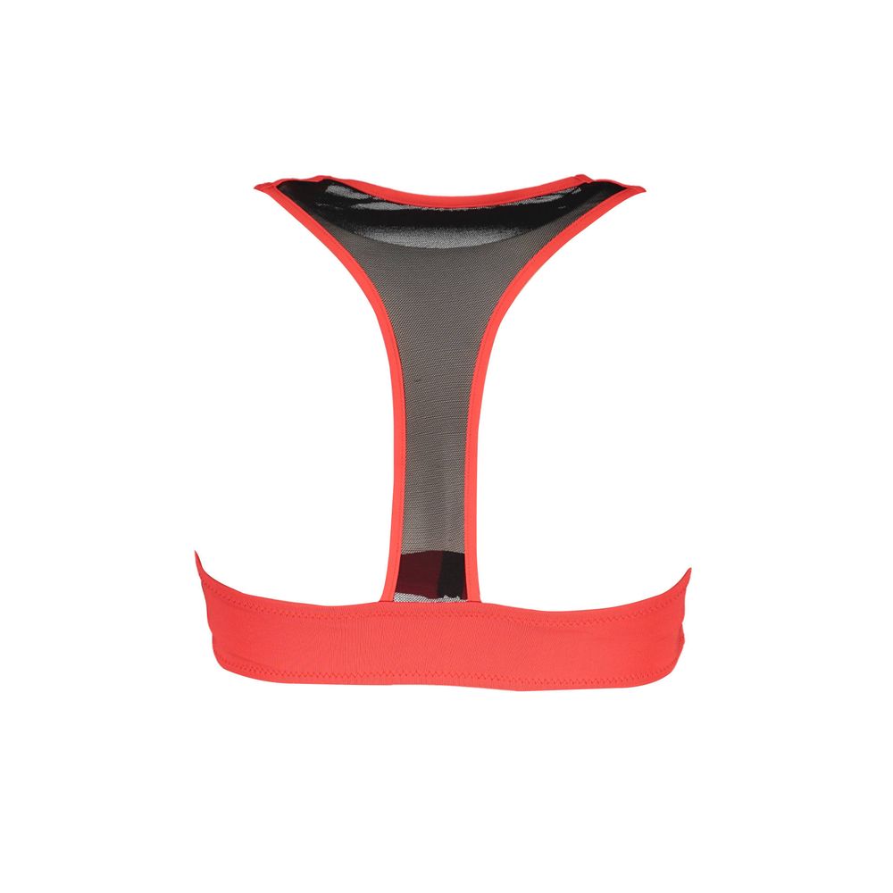Costume da bagno da donna in poliammide rosso Karl Lagerfeld