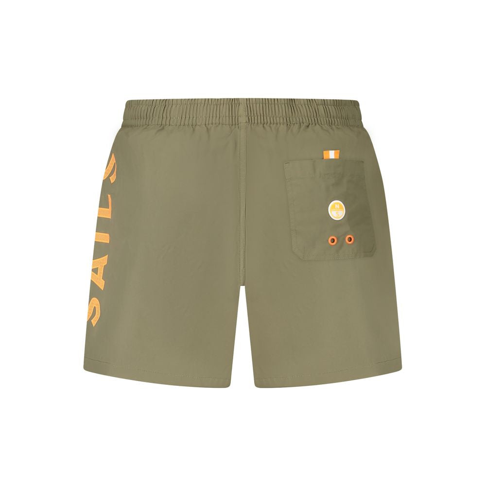 Costume da bagno da uomo North Sails Verde Nylon