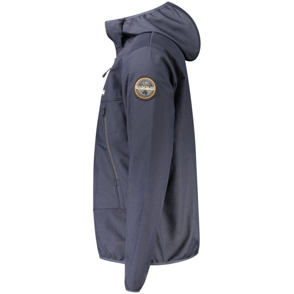 Napapijri Blu Polyester Veste Homme