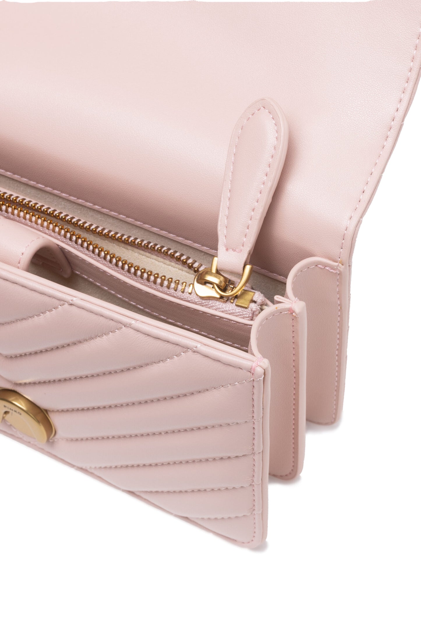PINKO Borsa a tracolla Love One Mini rosa cipria
