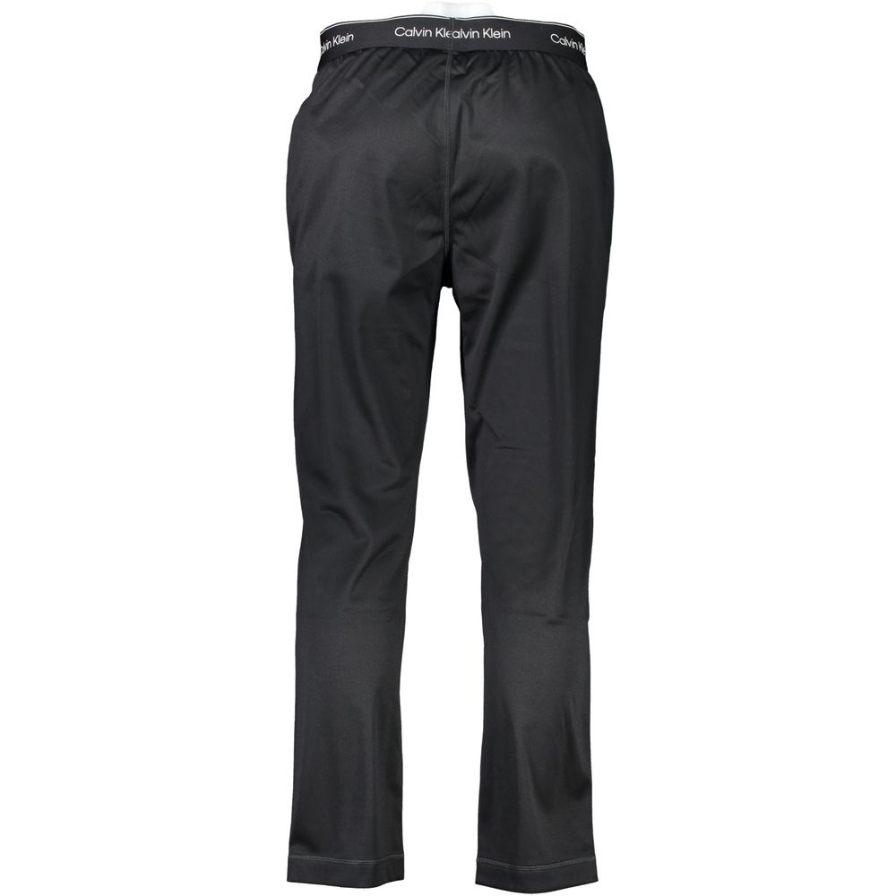 Pantaloni da tuta da uomo in poliestere nero Calvin Klein
