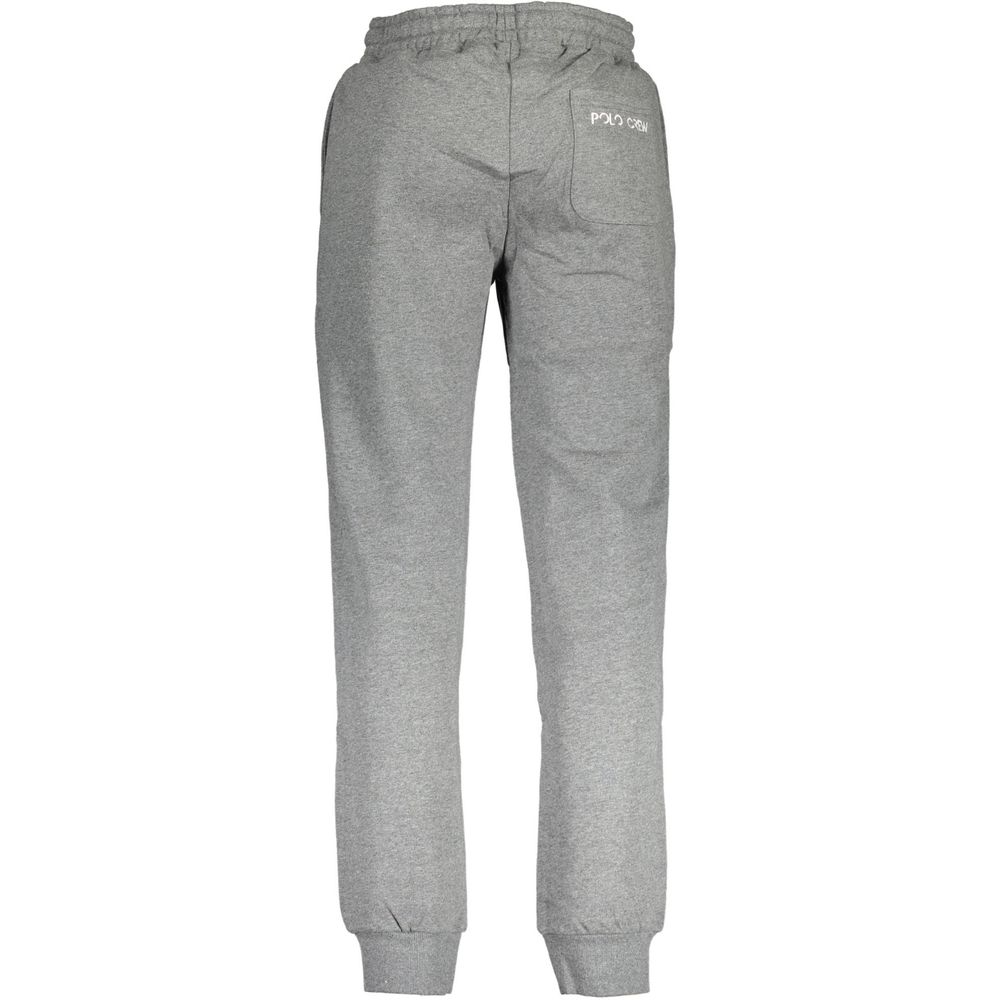 Pantaloni della tuta da uomo in cotone grigio La Martina