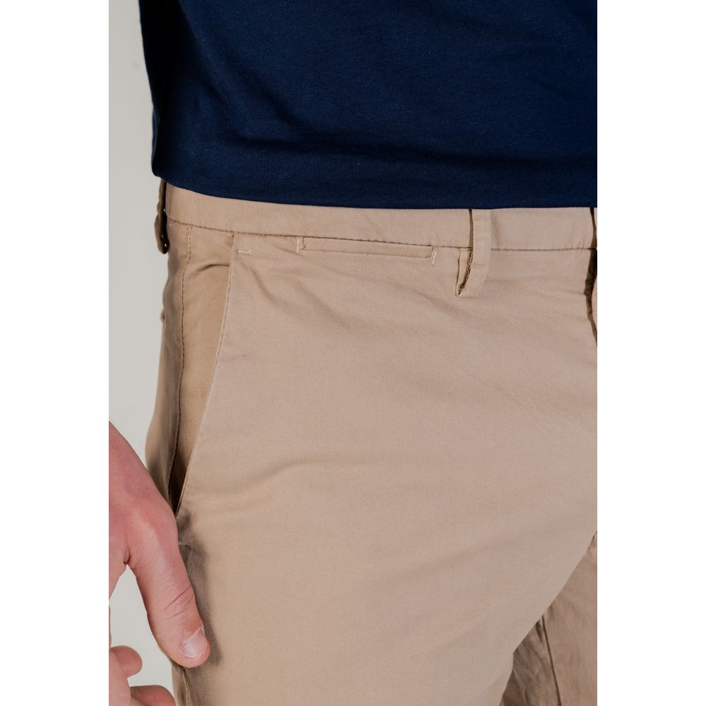 Pantaloni skinny in cotone beige Borghese