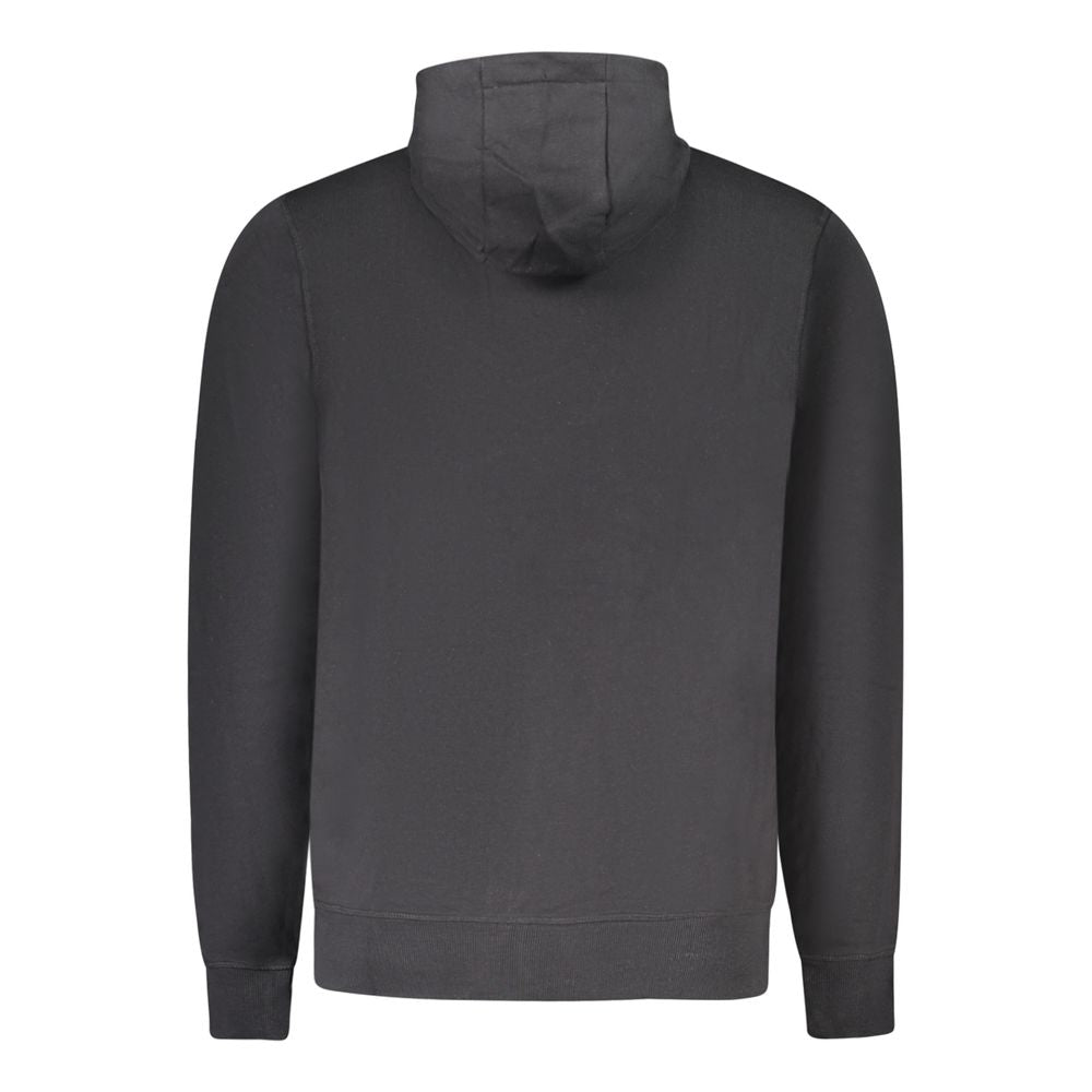 Felpa da uomo in cotone nero North Sails
