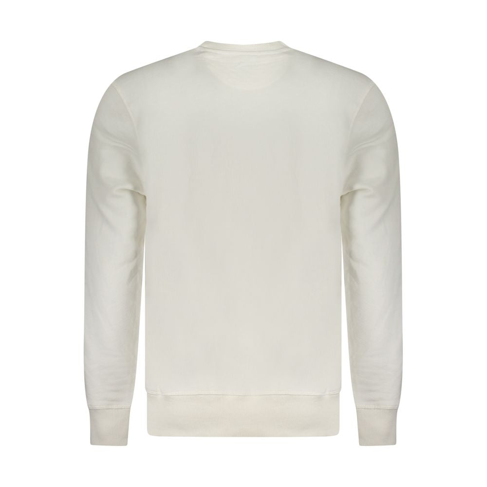 Felpa da uomo in cotone bianco North Sails