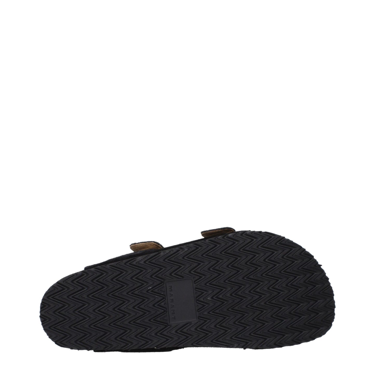 Ciabatte in pelle nera Isabel Marant