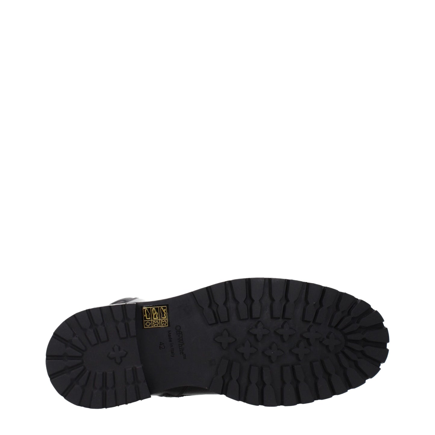 Stivaletti in pelle nera bianco sporco