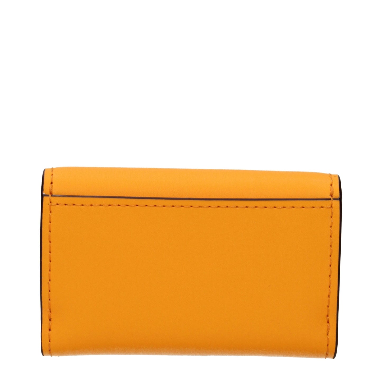 Portafoglio in pelle arancione Michael Kors