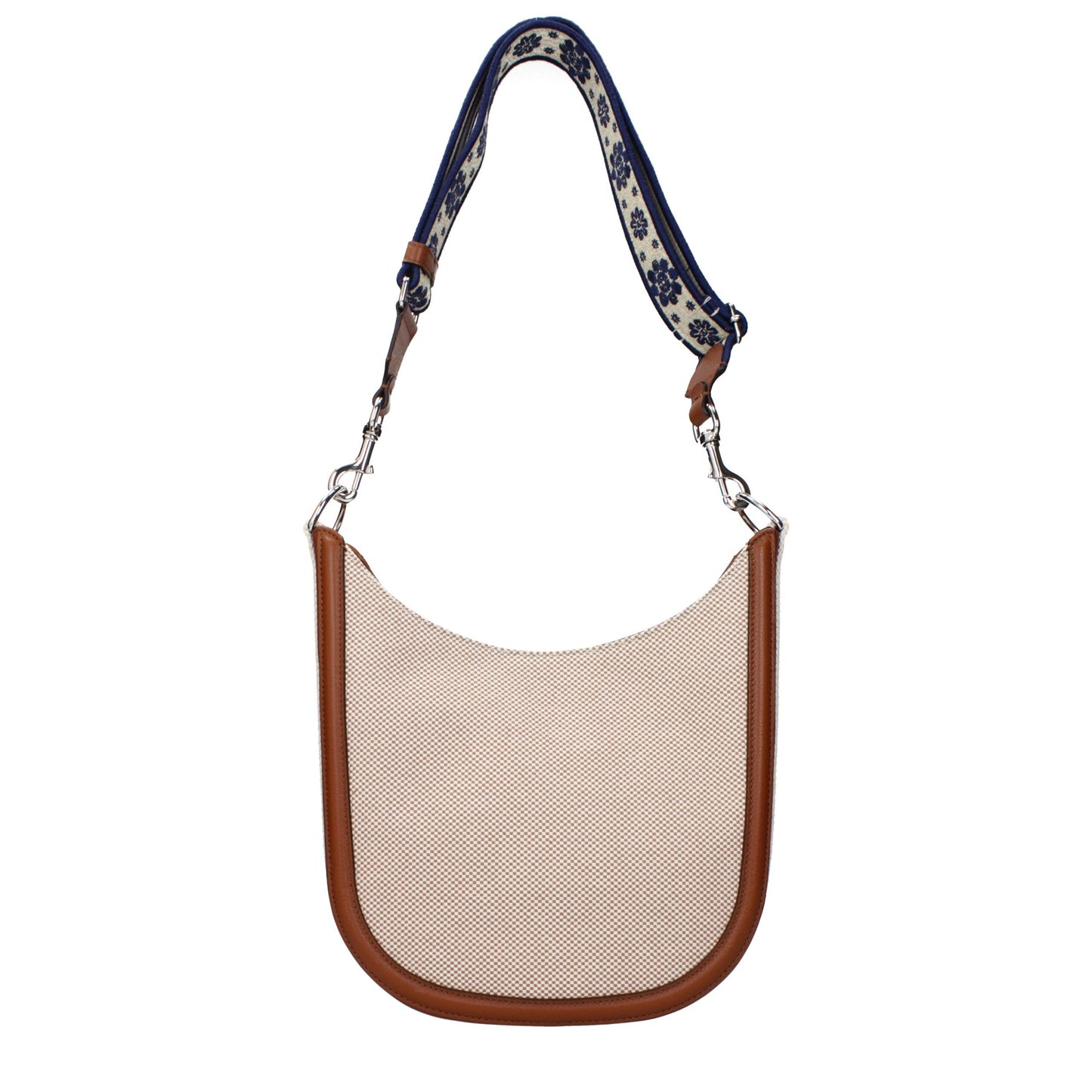 Sac bandoulière Valentino Garavani en tissu beige