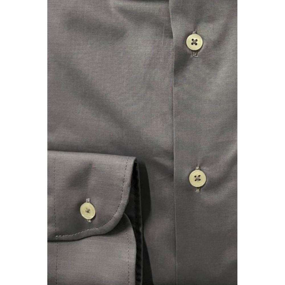 Chemise homme Baldinini Trend en coton gris