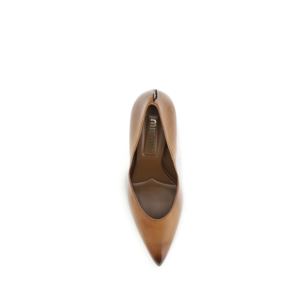 Escarpins Miu Miu en cuir à talons hauts