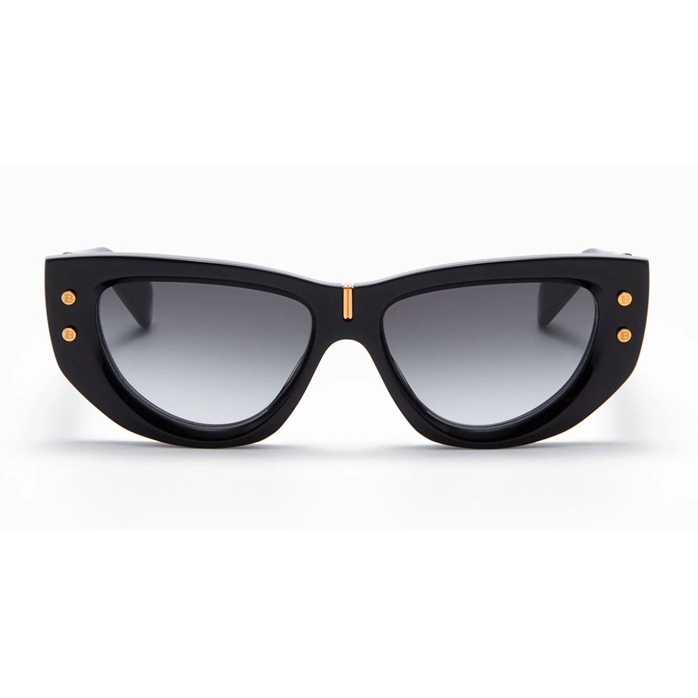 Lunettes de soleil Balmain en acétate noir