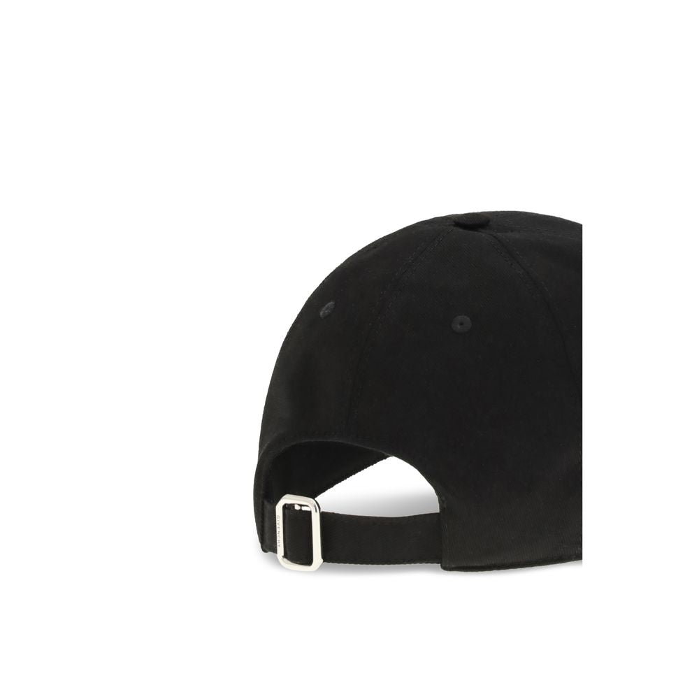 Casquette Givenchy en coton noir (casquette de baseball)