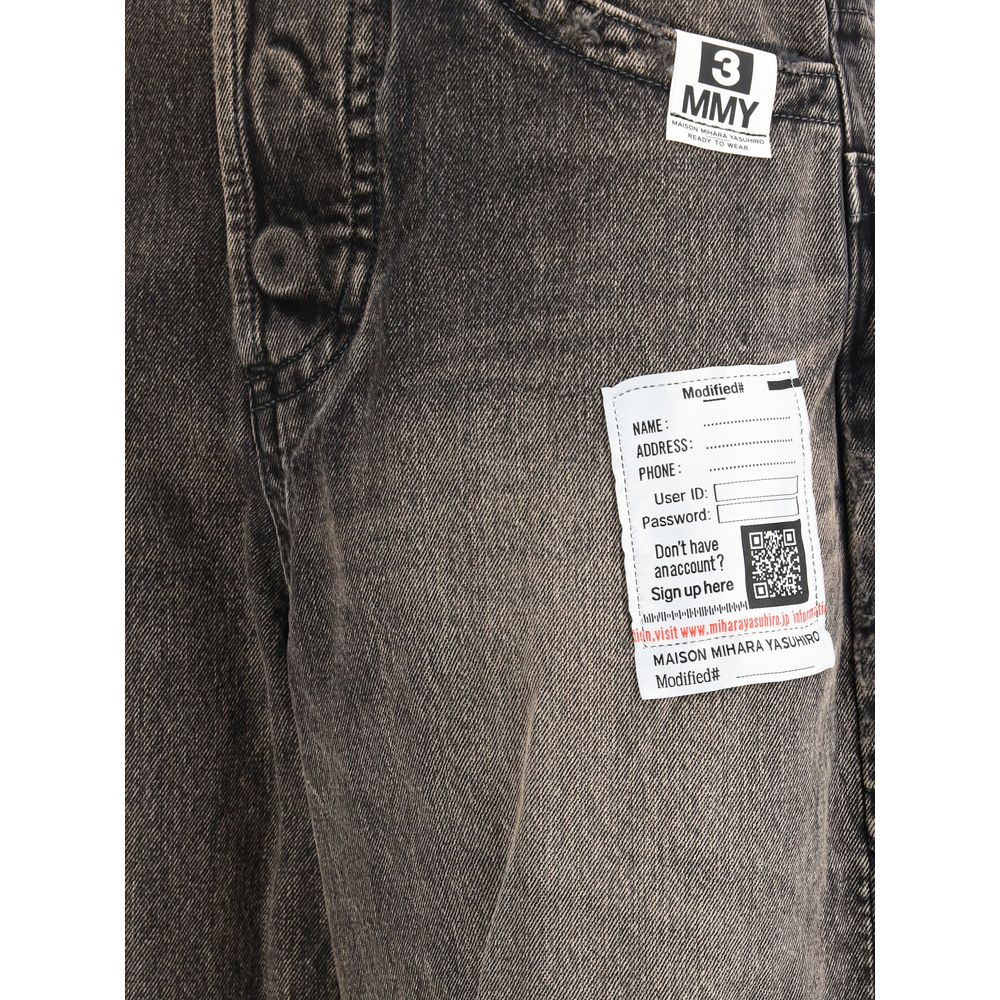 Maison Mihara Yasuhiro Jean en coton noir Denim