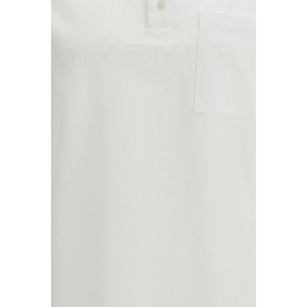 Polo in cotone bianco Givenchy