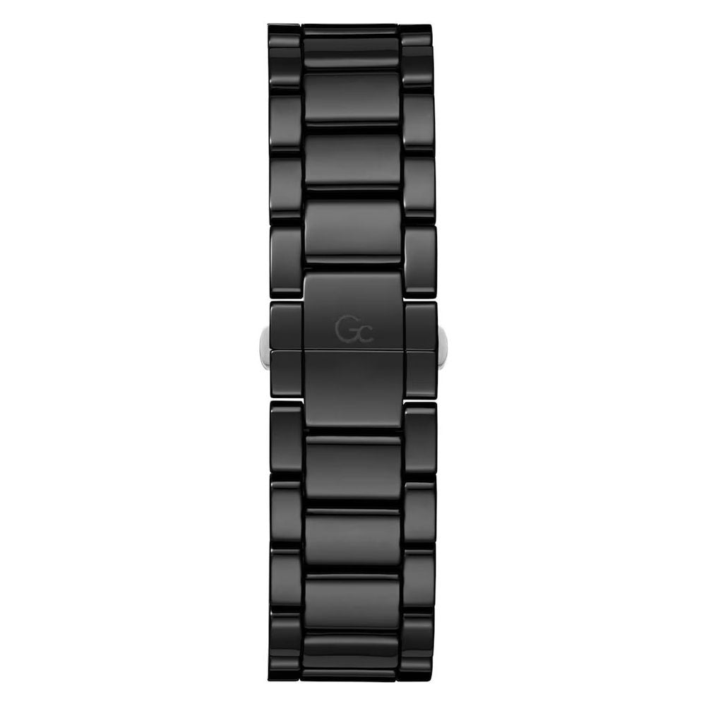 Orologio elegante in ceramica nera GC