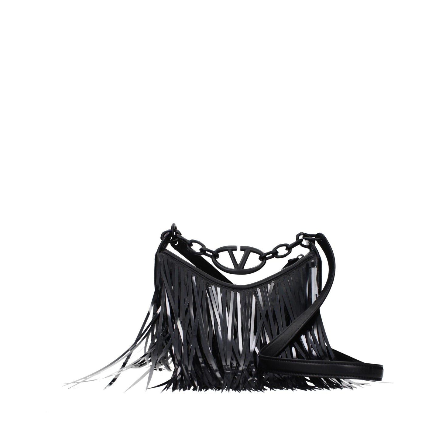 Borsa a mano in pelle nera Valentino Garavani