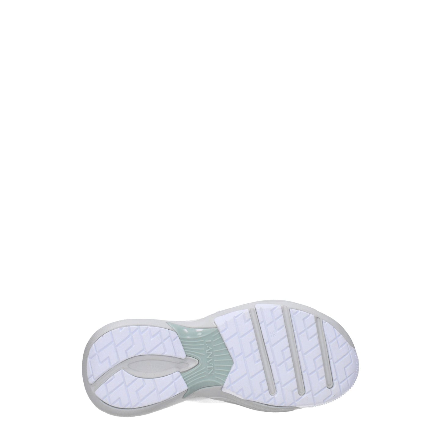 Sneakers sportive in pelle bianca Lanvin