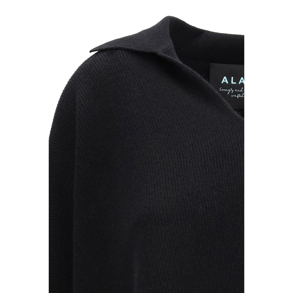 Sweat-shirt en cachemire noir Alanui