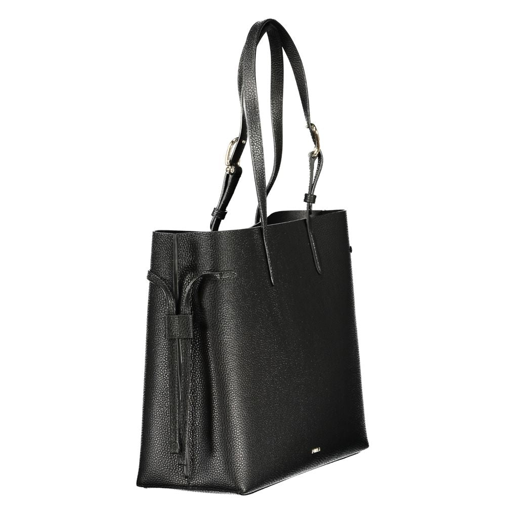 Sac à main Furla en cuir noir pour femme