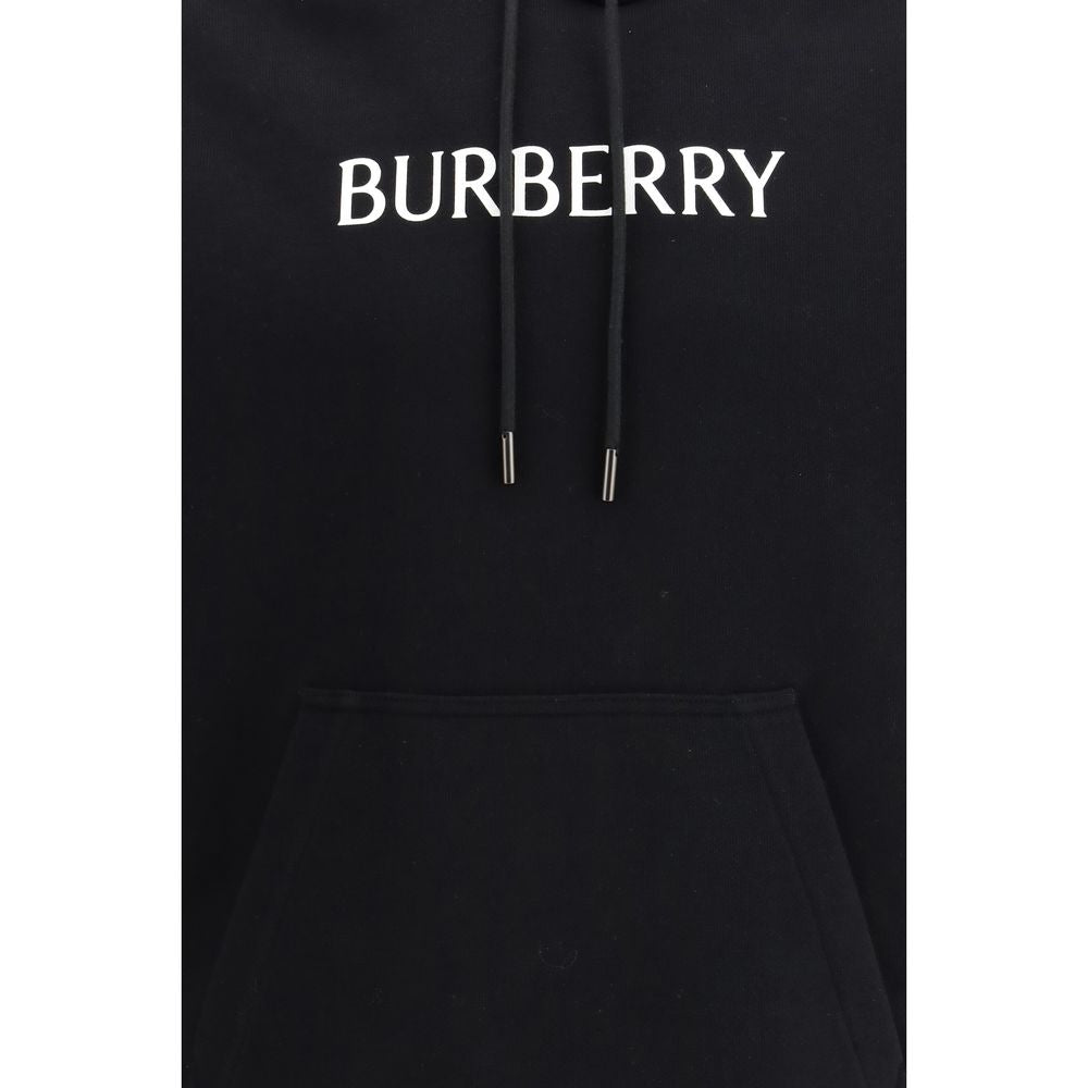Felpa in cotone nero Burberry
