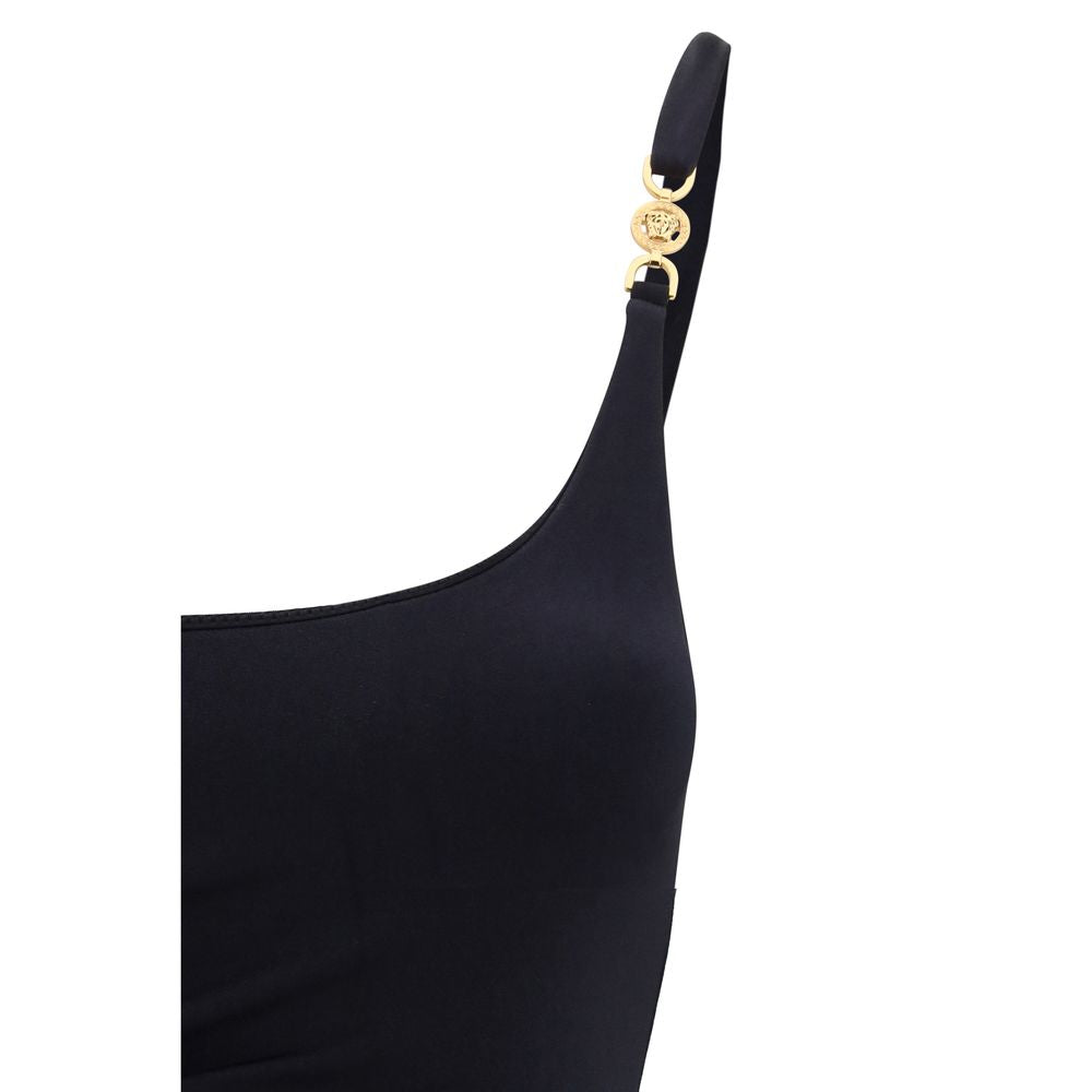 Costume intero Versace in poliammide nero