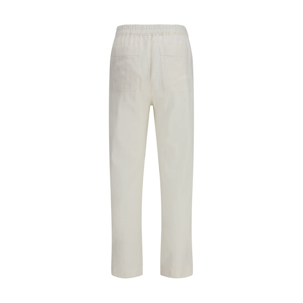 Pantaloni casual in cotone bianco Tom Ford