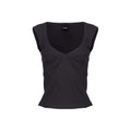 T-shirt in nylon nero PINKO