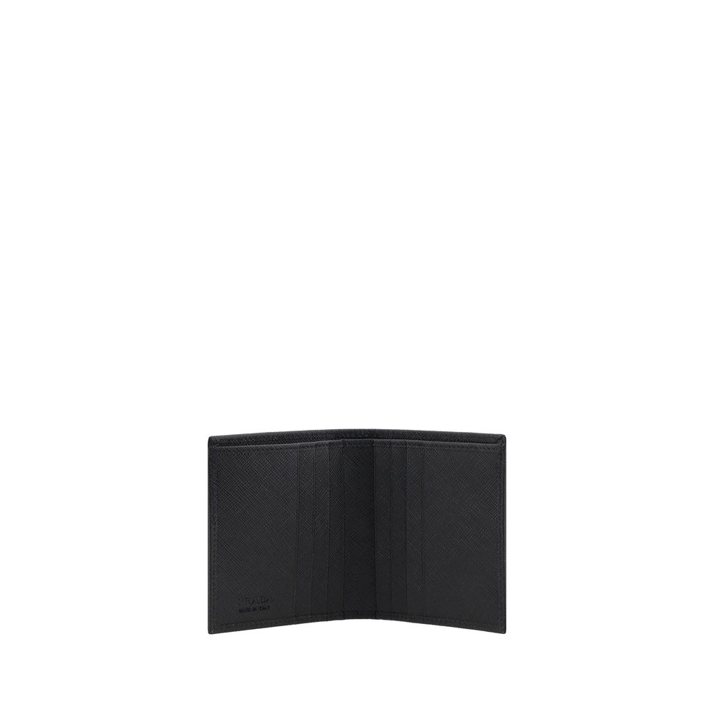 Portefeuille Prada en nylon noir