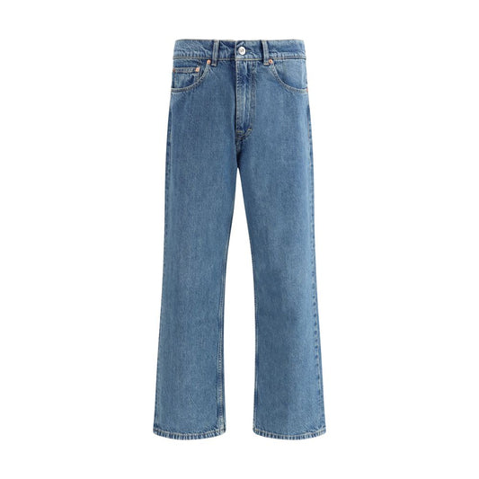 I nostri jeans affusolati in cotone blu Legacy