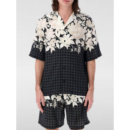 Camicia in seta nera Amiri