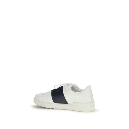 Sneakers basse Valentino Garavani Bos Taurus in pelle di vitello nera