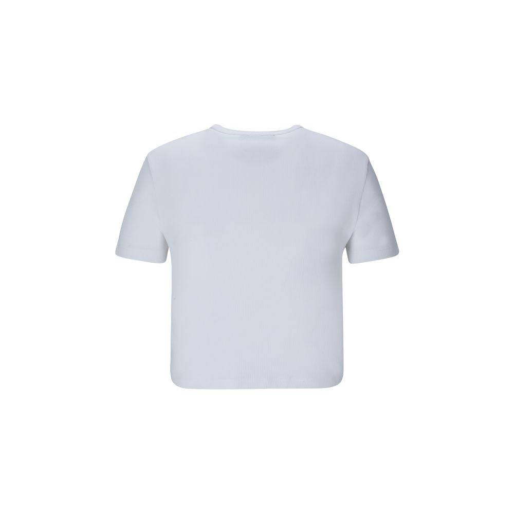 T-shirt bianca in cotone Fendi