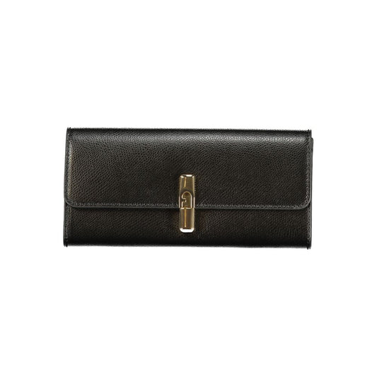 Portafoglio da donna in pelle Furla Nero