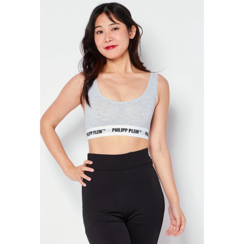 Débardeurs Philipp Plein en coton gris