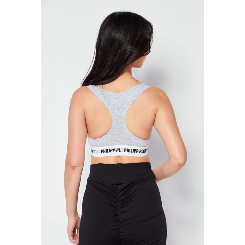 Débardeurs Philipp Plein en coton gris
