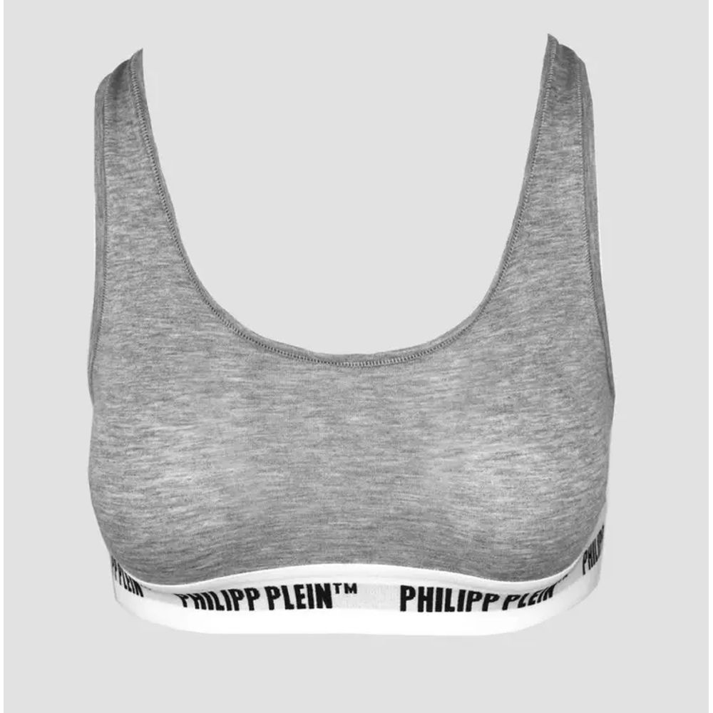 Débardeurs Philipp Plein en coton gris