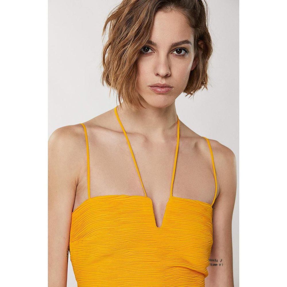 Robe décontractée orange en polyester Patrizia Pepe