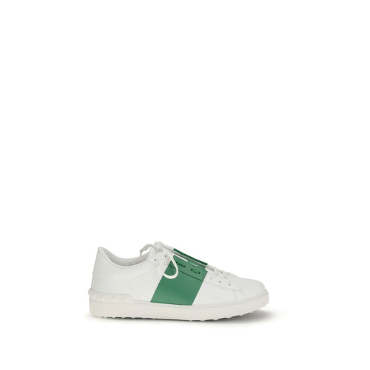 Sneakers basse Valentino Garavani Bos Taurus in pelle di vitello bianca