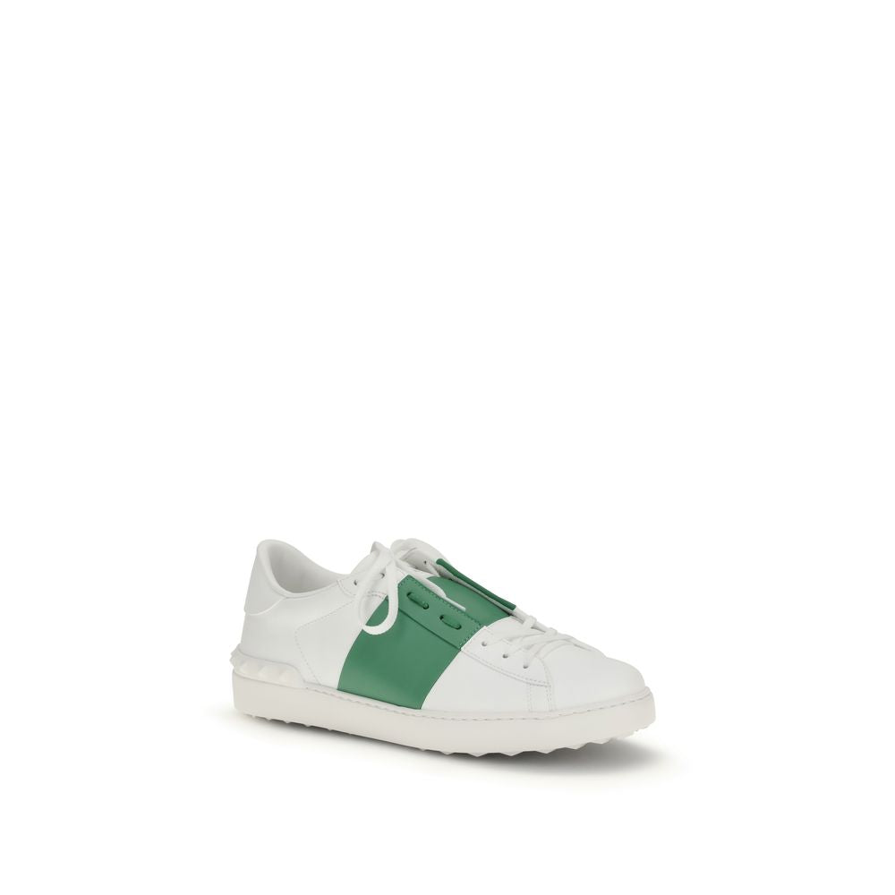 Baskets basses Valentino Garavani Bos Taurus en cuir de veau blanc