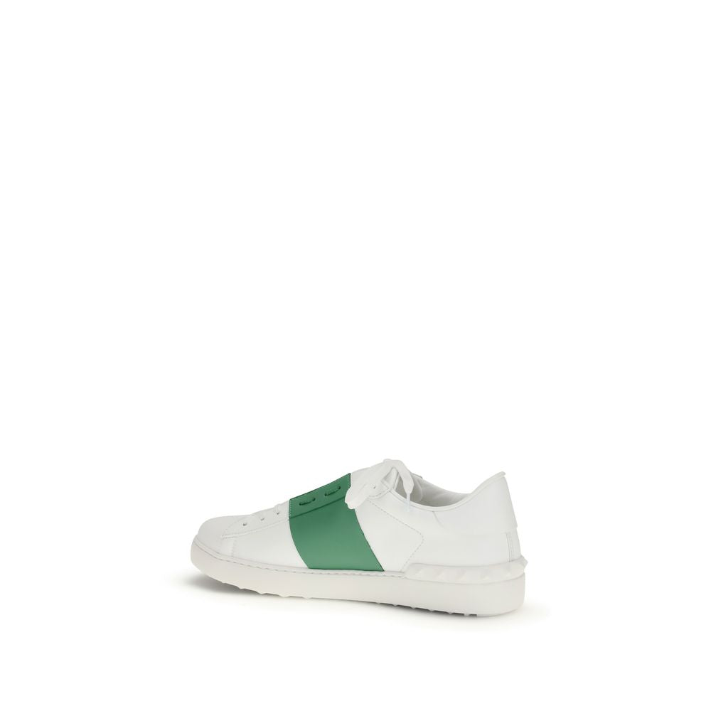 Baskets basses Valentino Garavani Bos Taurus en cuir de veau blanc