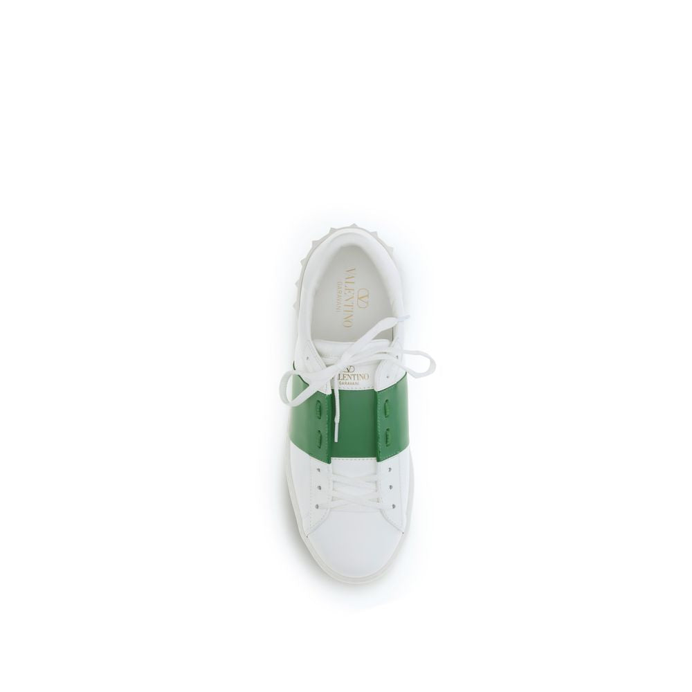 Baskets basses Valentino Garavani Bos Taurus en cuir de veau blanc
