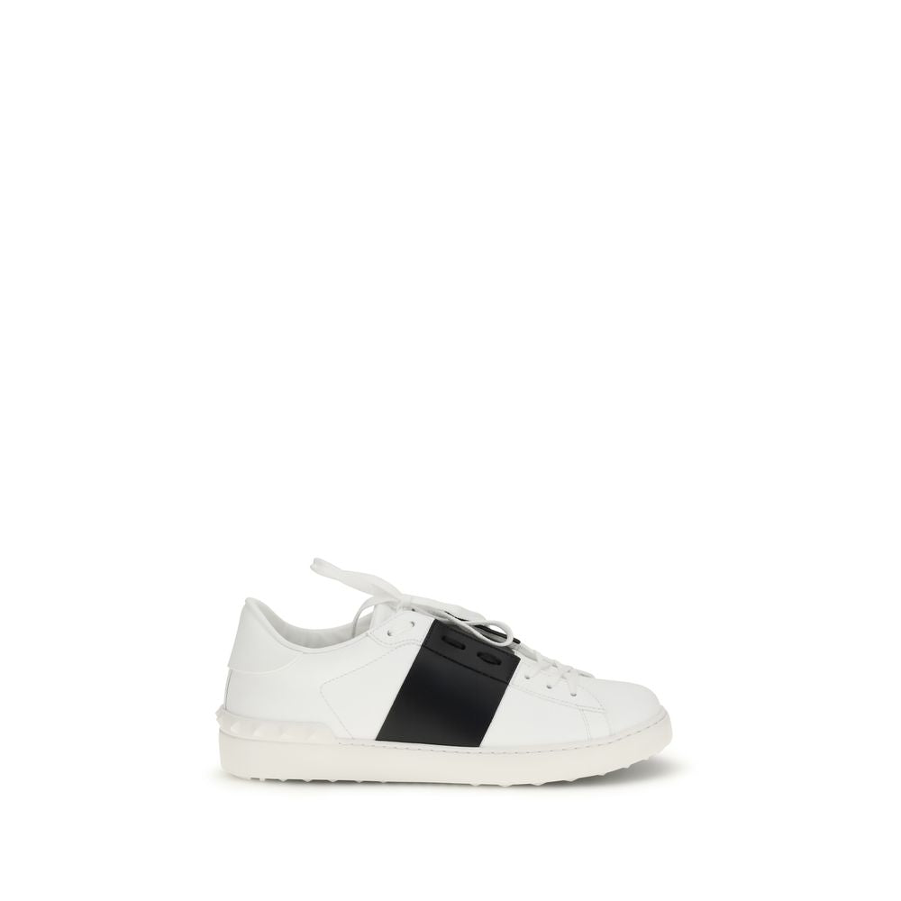 Sneakers basse Valentino Garavani Bos Taurus in pelle di vitello bianca