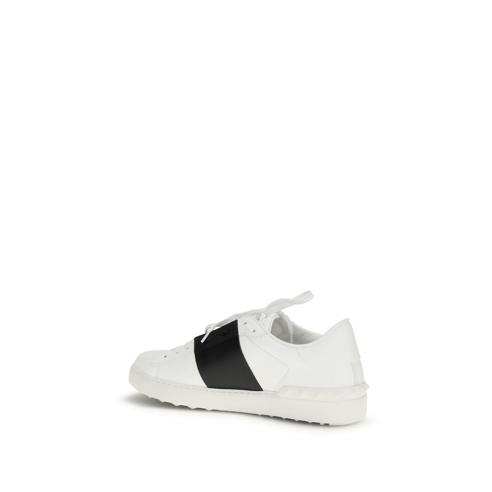 Sneakers basse Valentino Garavani Bos Taurus in pelle di vitello bianca