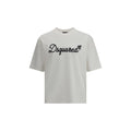 Camiseta de algodón blanca Dsquared²